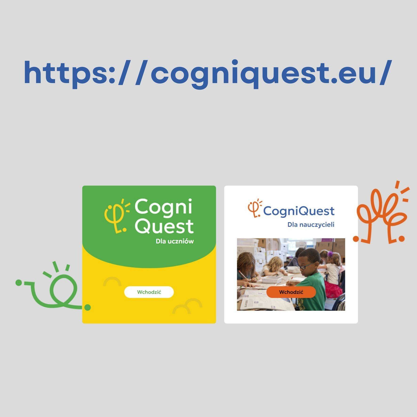 Grafika Strona internetowa projektu CogniQuest
