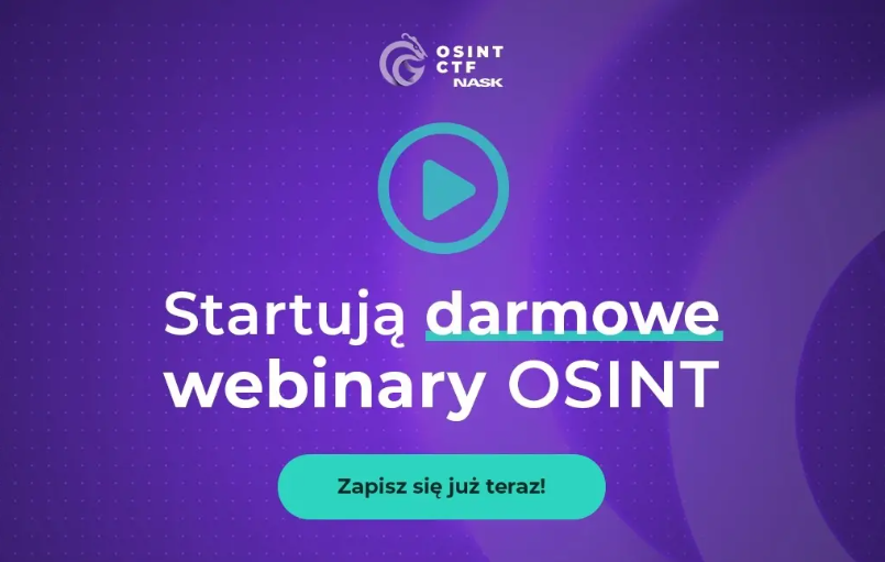 Grafika Poznaj tajniki cyfrowego wywiadu – cykl webinarów NASK