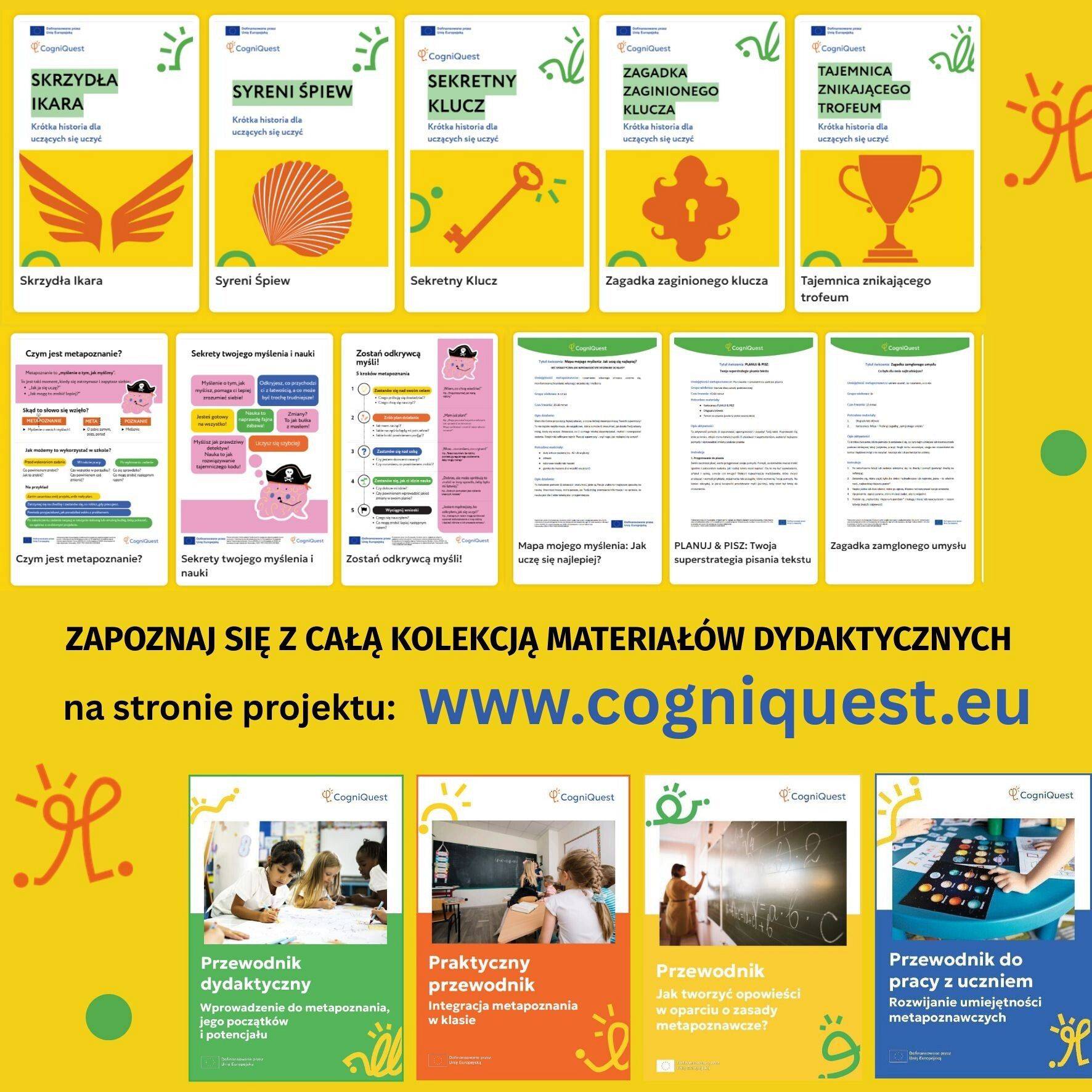 Grafika CogniQuest - zestaw praktycznych narzędzi edukacyjnych