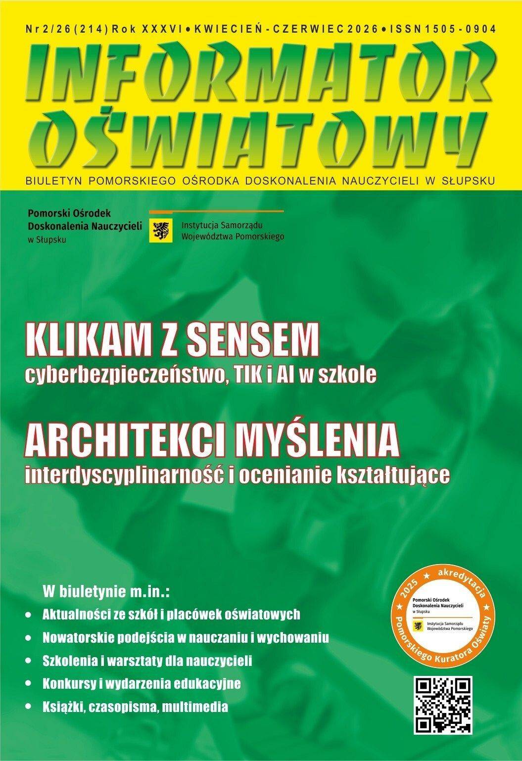 Grafika Nr 2/2026 (214) Klikam z sensem; Architekci myślenia