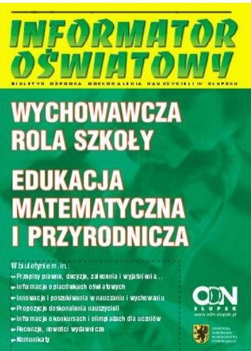 Grafika Nr 1/2018 (181) Wychowawcza rola szkoły; Edukacja matematyczna i przyrodnicza