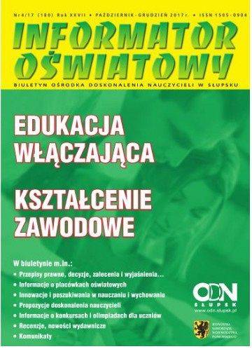 Grafika Nr 4/2017 (180); Edukacja włączająca; Kształcenie zawodowe