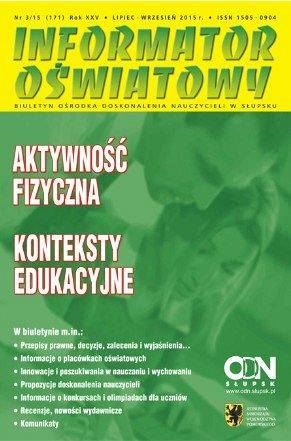 Grafika Nr 3/2015 (171) Aktywność fizyczna; Konteksty edukacyjne