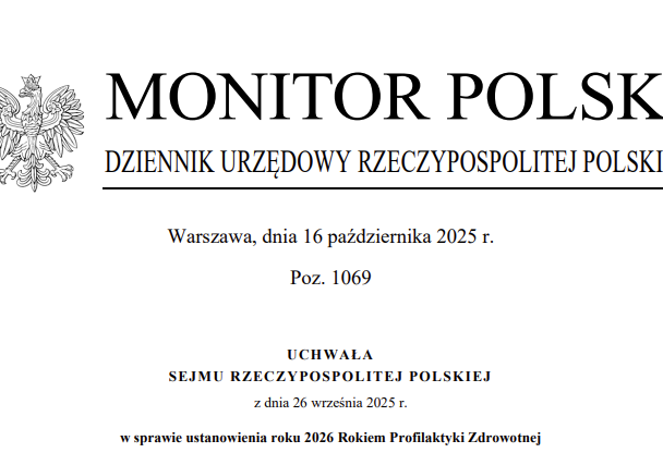 2026 Rokiem Profilaktyki Zdrowotnej