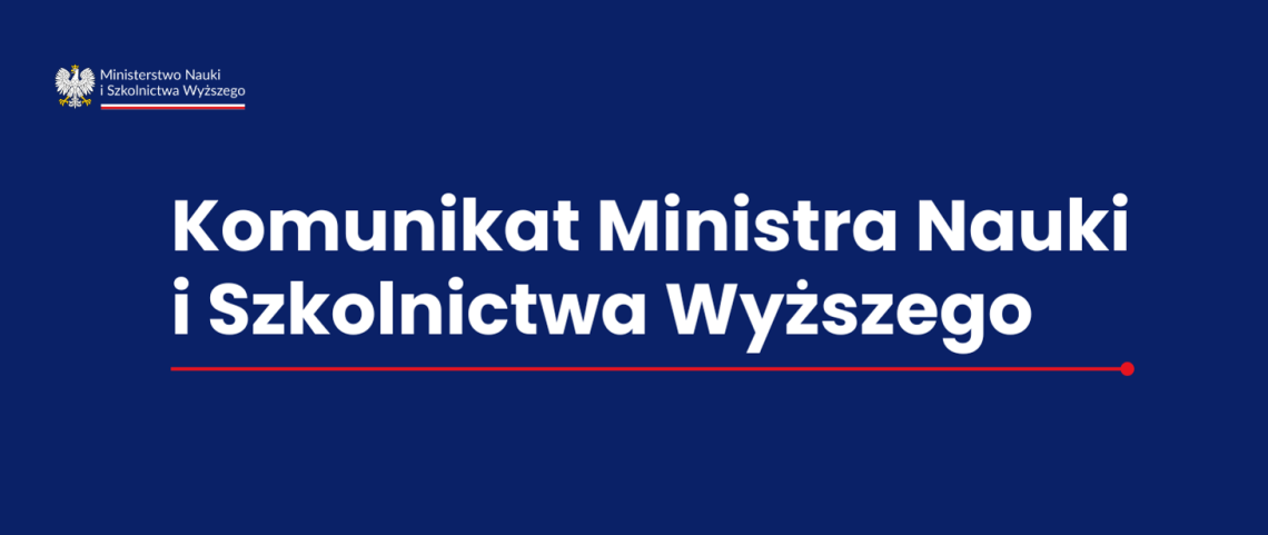 Komunikat ministra w sprawie zasad rekrutacji cudzoziemców na polskie uczelnie