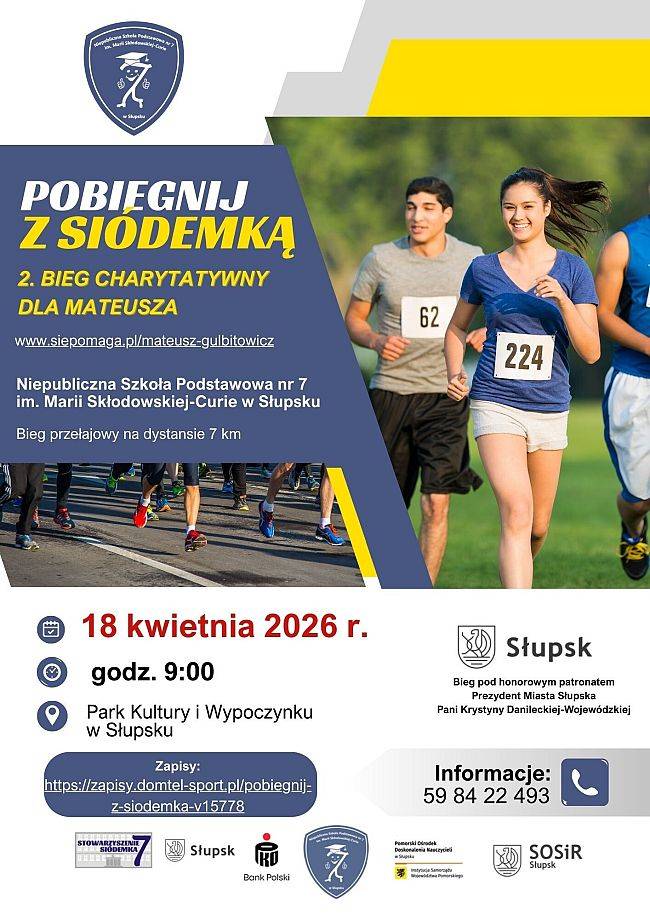 Pobiegnij z Siódemką. 2. bieg charytatywny dla Mateusza