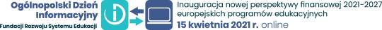 Grafika Ogólnopolski Dzień Informacyjny FRSE | 15 kwietnia 2021 r.