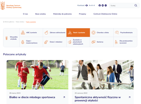 Grafika Narodowe Centrum Edukacji Żywieniowej