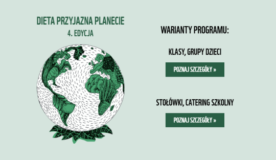 Grafika Dieta przyjazna planecie – program edukacyjny rok szkolny 2025/2026