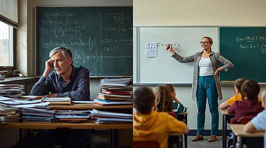 Grafika Wypalenie zawodowe nauczyciela